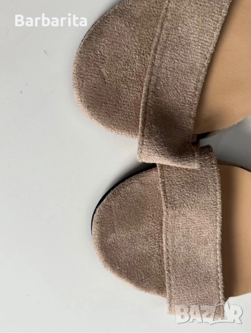 Велурени сандали номер 38, снимка 4 - Сандали - 51891852