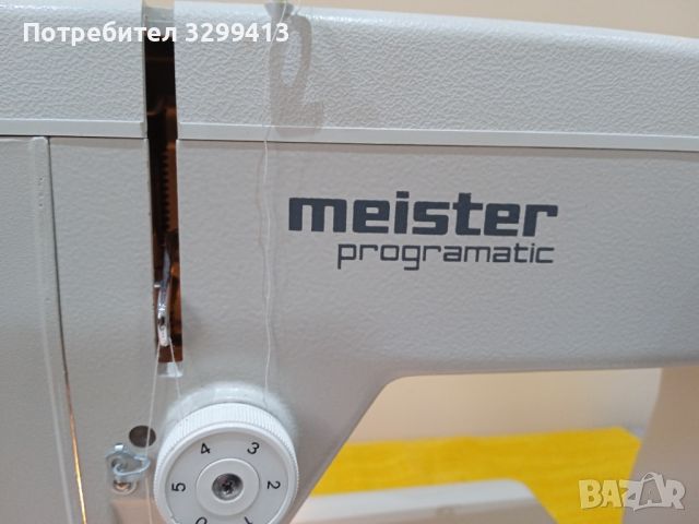 Метална шевна машина MEISTER PROGRAMATIC 273, снимка 3 - Шевни машини - 46158348