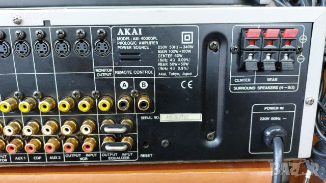 AKAI AM-4000DPL\ CD-3000C\ AT-3000RDS, снимка 10 - Ресийвъри, усилватели, смесителни пултове - 45763402
