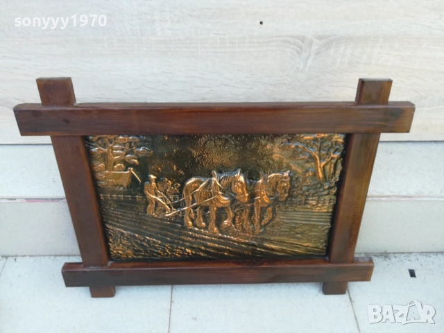 красива картина мед/дърво 1710251534, снимка 13 - Картини - 52088589