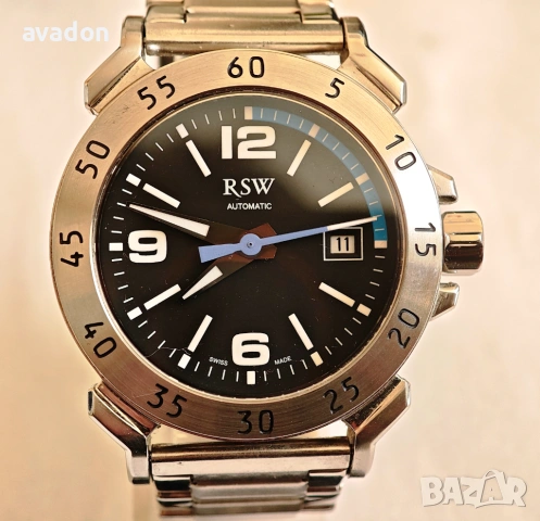  RSW automatic 26 jewels Swiss Made sapphire wr 30m