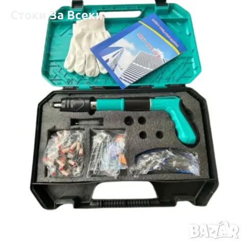 Мини пистолет за пирони с патрони - Компактен и мощен инструмент за монтаж