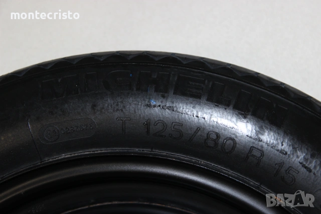 Резервна гума патерица Ford Focus MK1 (1998-2004г.) 63.4 / 4x108 Форд Фокус 15 цола, снимка 4 - Гуми и джанти - 53604109