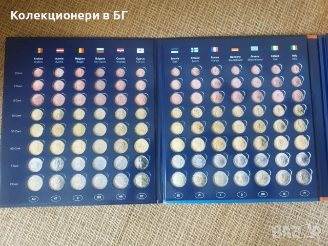  КОЛЕКЦИОНЕРСКИ АЛБУМ ЗА 26 СЕТА ЕВРОМОНЕТИ /виж описанието/, снимка 3 - Нумизматика и бонистика - 53904528