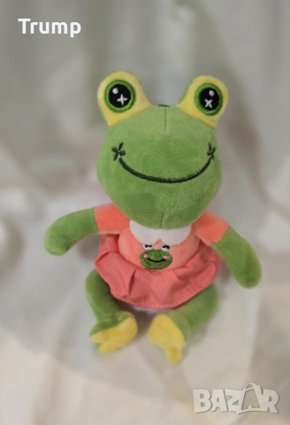 Свети Валентин! Жаба момче и момиче, ключодържател, 17 см, плюш, снимка 2 - Други стоки за дома - 53425277