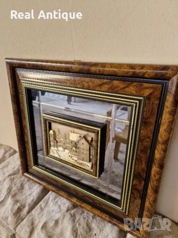 Прекрасна антикварна италианска сребърна картина , снимка 4 - Картини - 50311078