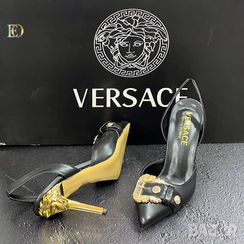 обувки на ток versace, снимка 4 - Дамски обувки на ток - 51355525