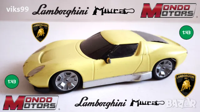 Lamborghini Miura - Mondo Motors 1:43, снимка 1 - Колекции - 47201098