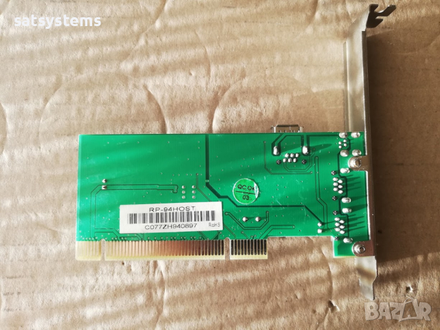 PCI 3+1 Port 1394 FireWire Adapter Card Repotec RP-94HOST, снимка 9 - Други - 45009896