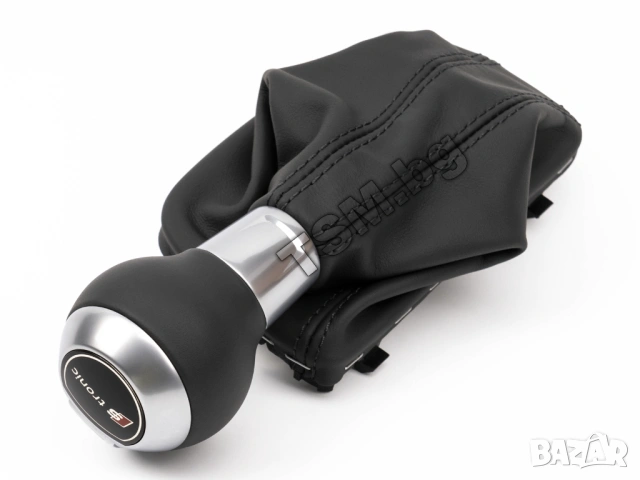 КОЖЕНА ТОПКА СКОРОСТЕН ЛОСТ С МАНШОН за AUDI A3 S3 8P Q3 SQ3 RSQ3 8U S-TRONIC АУДИ АВТОМАТИК S-Line, снимка 2 - Аксесоари и консумативи - 53996855