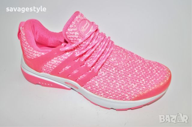 Дамски маратонки в розово 30229-2, снимка 1 - Маратонки - 45623703