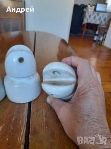 Стар порцеланов изолатор,изолатори #8, снимка 5 - Други ценни предмети - 50130185