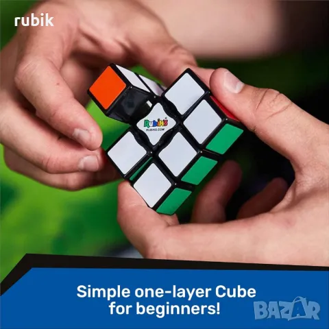 Оригинален магически пъзел Rubik's Edge 1x3x3 - С цветни пластини, снимка 7 - Игри и пъзели - 46999074