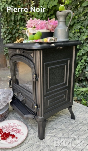 Чугунена печка на дърва 5kW , снимка 3 - Отоплителни печки - 54167239