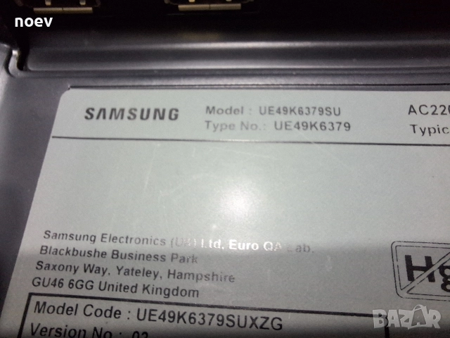 T-Con BN41-02481A от Samsung UE49 K6379SU, снимка 5 - Части и Платки - 52807587
