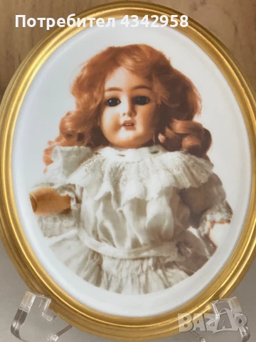 Порцеланова винтидж украса за стена. Германия., снимка 2 - Антикварни и старинни предмети - 50720111