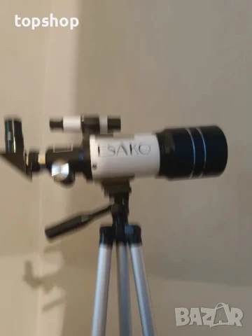 НОВ, мострен телескоп ESAKO - апертура 70 mm, 3 окуляра, статив с регулируема височина..., снимка 8 - Друга електроника - 50501648