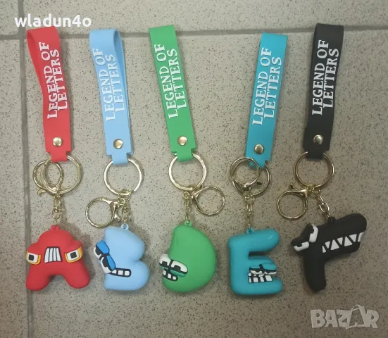 Букви ключодържатели -6лв, снимка 5 - Фигурки - 50054303