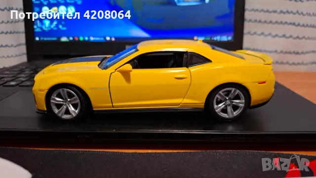 Chevrolet Camaro жълт 50лв!, снимка 7 - Колекции - 48338607