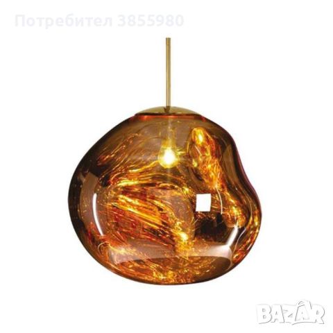 Полилей Gloss D20, E27,D28, Е27,сребро, мед ,злато, снимка 4 - Полилеи - 46708439