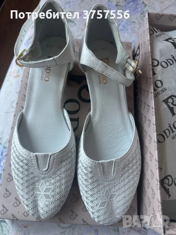 Чисто НОВИ обувки ЕСТЕСТВЕНА КОЖА, снимка 1