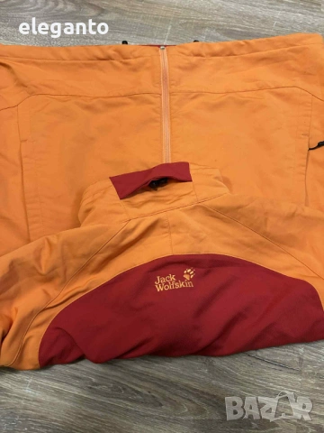 Мъжко яке  Jack Wolfskin  Crestview Desert Orange Soft Shell Jacket , L размер , снимка 9 - Якета - 53142075