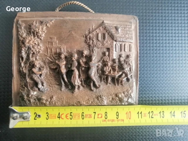 Старинна восъчна картина, снимка 3 - Други ценни предмети - 51418428