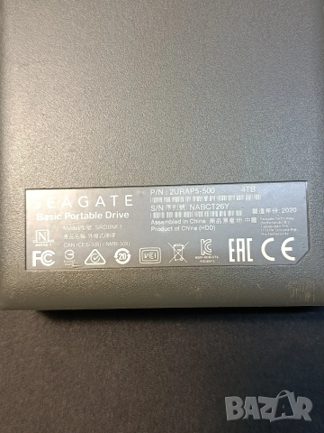 Seagate Basic Portable 4TB /външен хард диск/USB 3.0, снимка 3 - Твърди дискове - 54001748