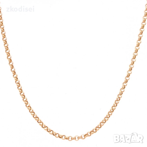 Златен синджир 3,33гр. 50,0см. 14кр. проба:585 модел:34384-4, снимка 2 - Колиета, медальони, синджири - 51821910