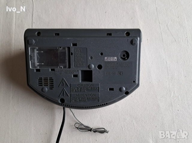 Радио часовник Sony ICF-C470., снимка 5 - Радиокасетофони, транзистори - 53259747
