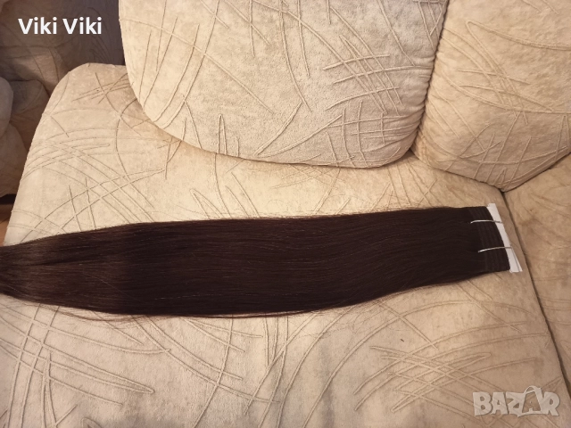 Естествена европейска коса 55см.100гр., снимка 3 - Аксесоари за коса - 51934065