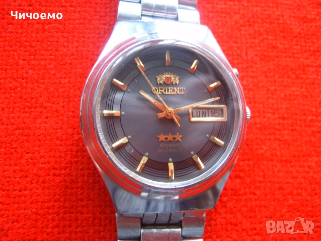 ORIENT Crystal 21 Jewels  3 Stars Мъжки ръчен часовник автоматик, снимка 11 - Антикварни и старинни предмети - 52798588