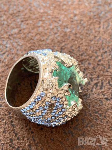 Уникално красив дамски пръстен с камъни, снимка 1 - Пръстени - 45380860