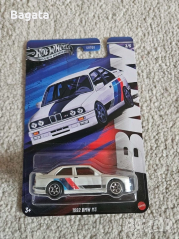 Метална количка Hot Wheels - BMW E30