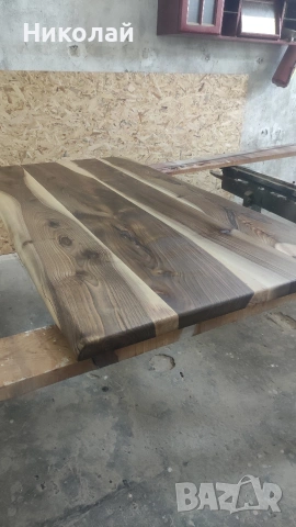 Маса от масив орех, снимка 12 - Маси - 53541669