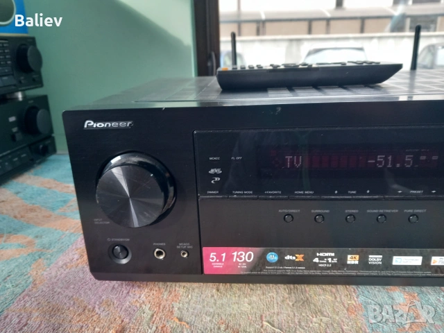 PIONEER VSX-832 5.1 CHANNEL A/V NETWORK RECEIVER , снимка 3 - Ресийвъри, усилватели, смесителни пултове - 53068985