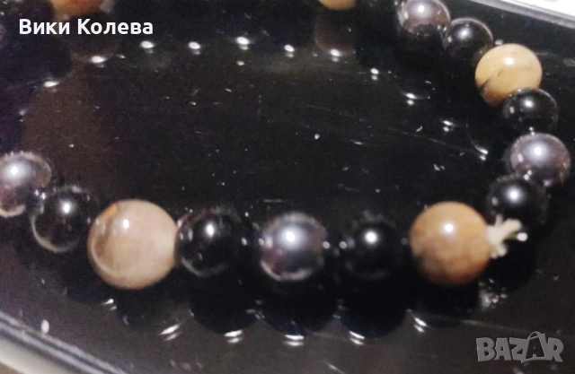 защитна гривна – камъни за сила, спокойствие и енергийна защита, снимка 4 - Гривни - 52712177