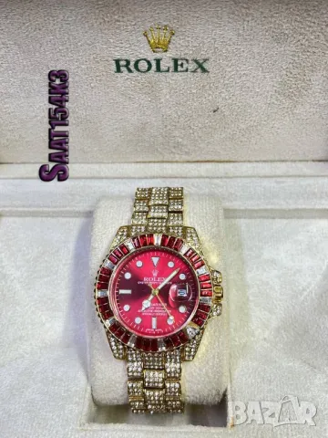 качествени мъжки часовници Rolex diamond , снимка 8 - Мъжки - 48252591