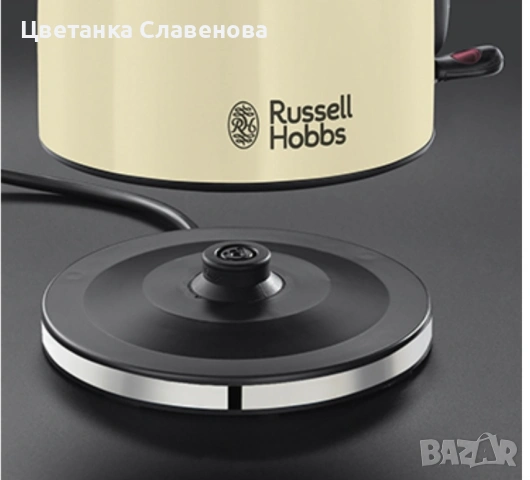 Електрическа кана Russell Hobbs 20415-70, 2400W, 1.7л, кремава, снимка 6 - Кани - 53176525