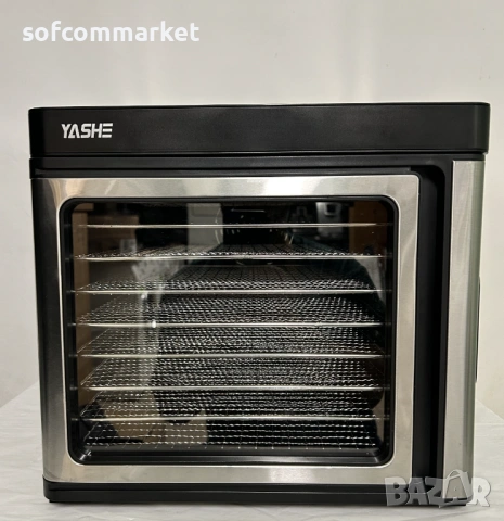 Дехидратор за храна YASHE GGJ-801, 1000W, 9 тави , снимка 3 - Печки, фурни - 54065055