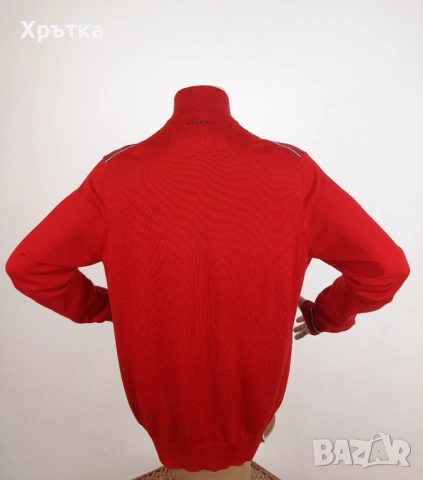 Hackett Aston Martin - Оригинална мъжка жилетка с цип размер 2XL, снимка 4 - Пуловери - 53638641