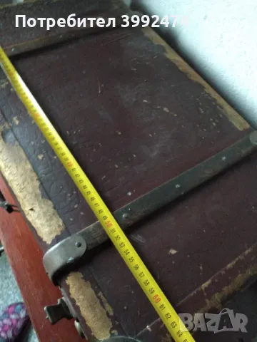 Стар куфар от мукава , 1939г., снимка 2 - Антикварни и старинни предмети - 49713456