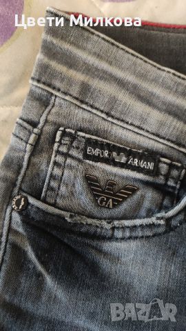 Armani Jeans дамски къси дънки , снимка 6 - Дънки - 46684513