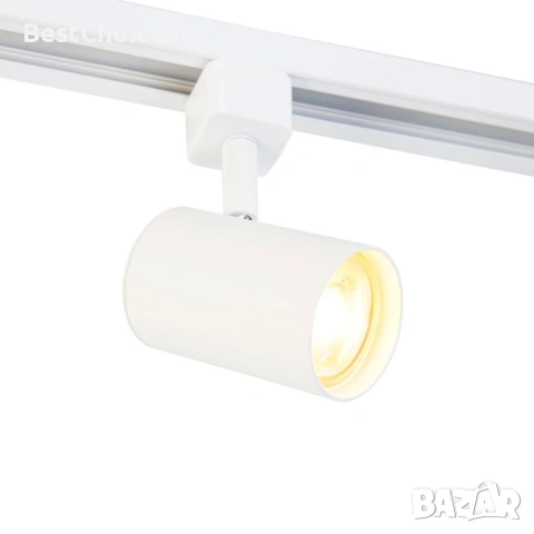 QAZQA система за осветление с релса, 4-светлинен Спот бар – Бяла , снимка 9 - Лампи за таван - 53928901