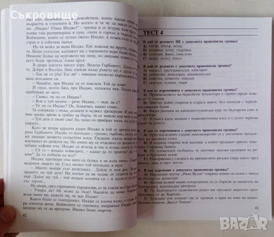 Тестови задачи български език и литература Булвест 2000 Клет България Klett матура зрелостен изпит, снимка 4 - Учебници, учебни тетрадки - 47082823