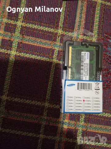 НОВА!Памет за лаптоп Samsung DDR3 1.5V, снимка 1 - RAM памет - 48814946