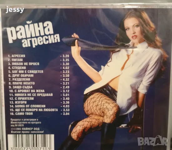 Райна - Агресия, снимка 2 - CD дискове - 46992210