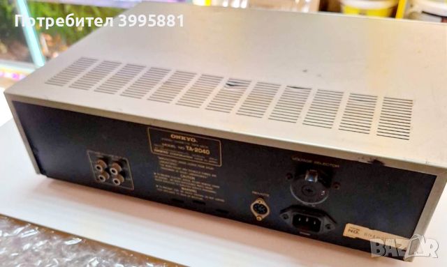 Еднокасетъчен дек ONKYO
model: TA-2040
, снимка 5 - Декове - 45716716