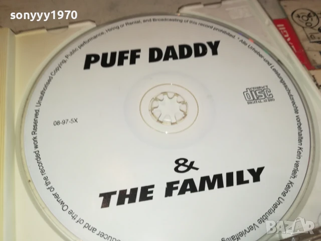 PUFF DADDY CD 1707251645, снимка 10 - CD дискове - 51053493