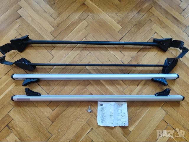 Алуминиеви напречни греди / багажник за Nissan Primera P12, снимка 3 - Аксесоари и консумативи - 51196222